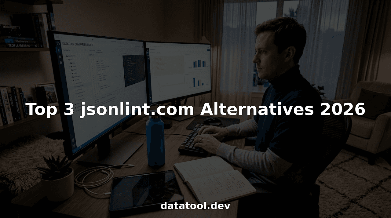 Top 3 jsonlint.com Alternatives 2026