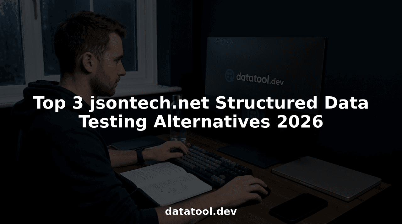 Top 3 jsontech.net Structured Data Testing Alternatives 2026